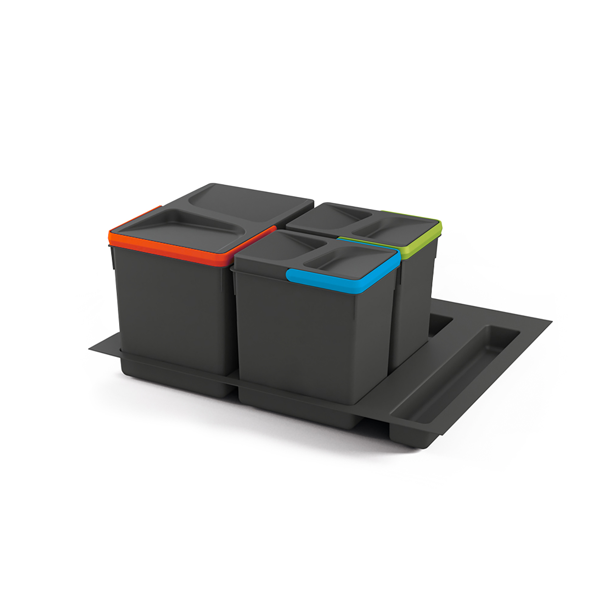 Juego de contenedores con base recycle para cajón