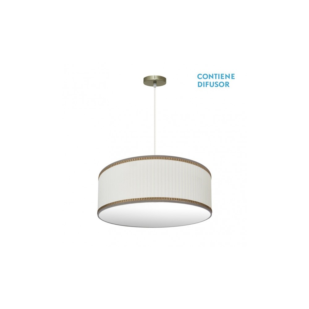 CoLGante soprano 3xE27 cuero/beige regx60x60 cm
