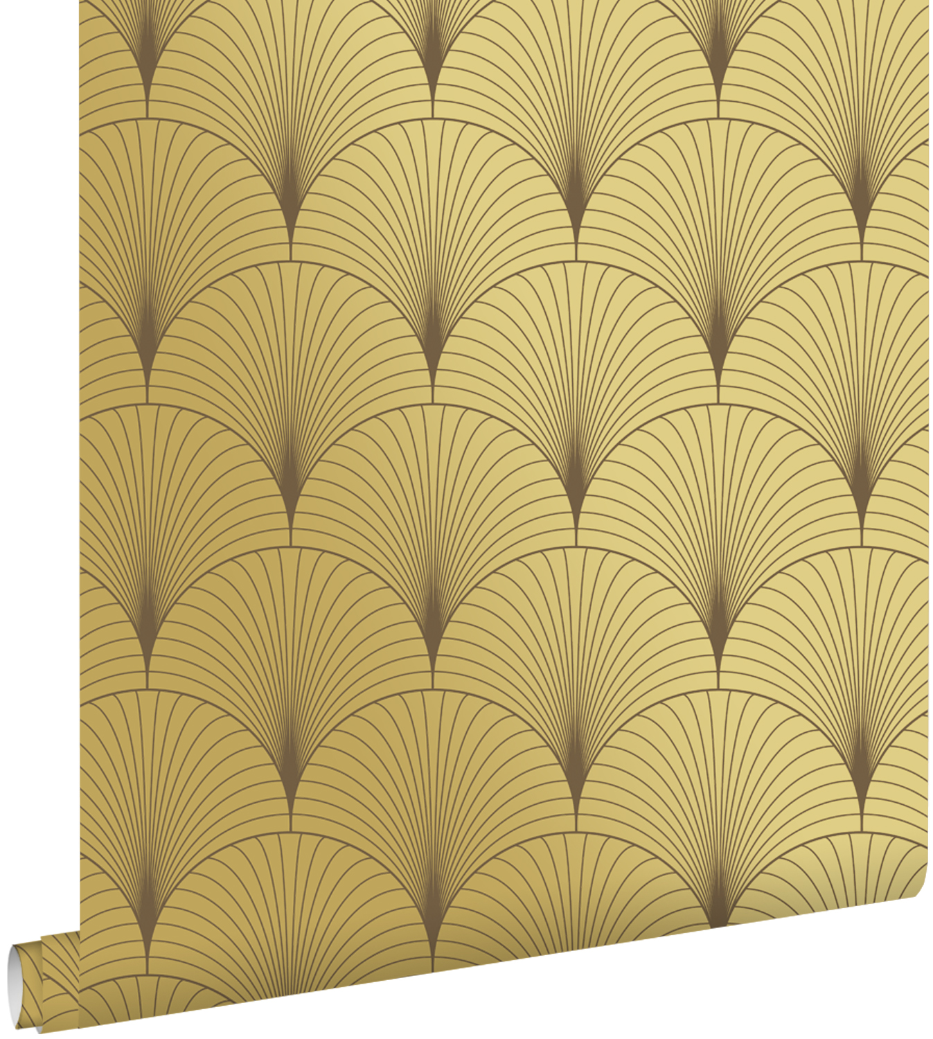 Estahome papel pintado arte deco oro 53 cm x 10.05 m