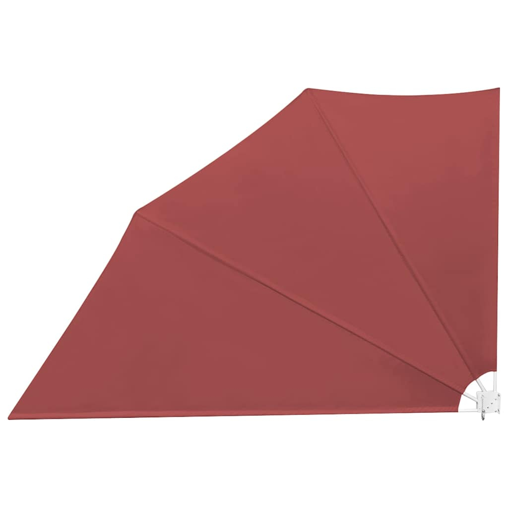 vidaXL toldo lateral plegable de balcón color terracota 160x240 cm