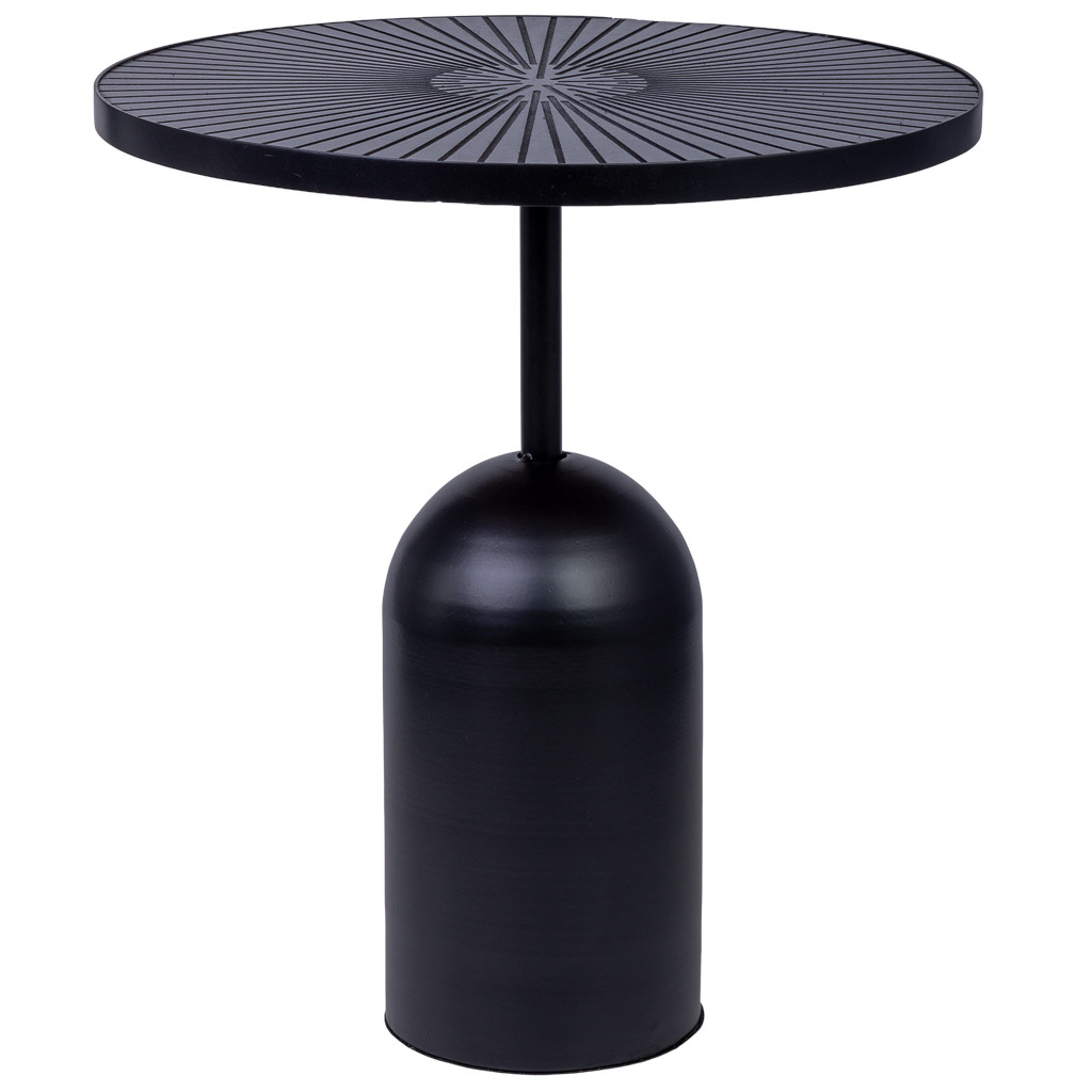Mesa auxiliar de metal 40.5x40.5x45h cm