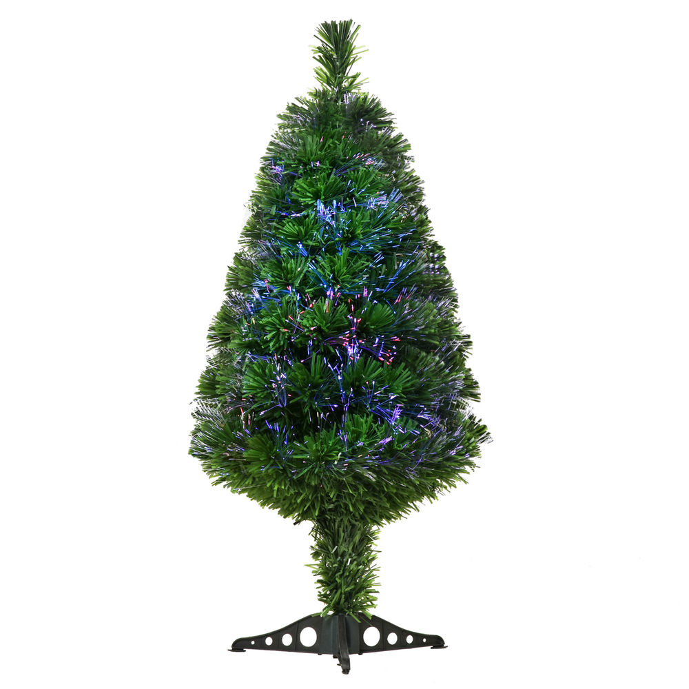 Árbol de navidad ø48x90 cm PVC y plástico color verde Homcom