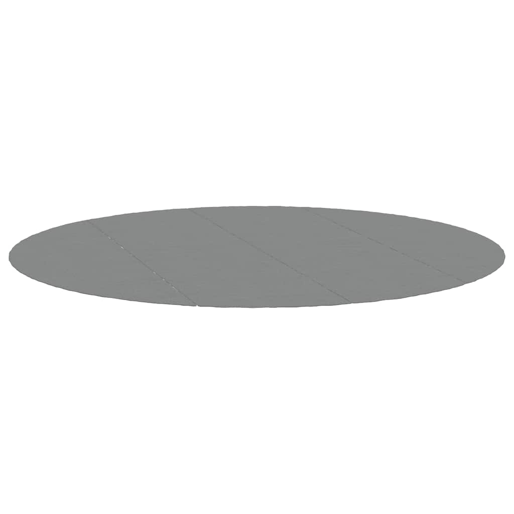 vidaXL tapiz de suelo piscina geotextil de poliéster gris claro ø428cm