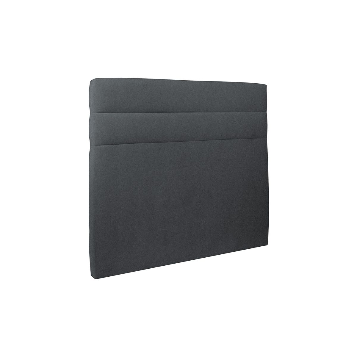 Cabecero 180 cm lines - tela terciopelo gris antracita - gris antracita