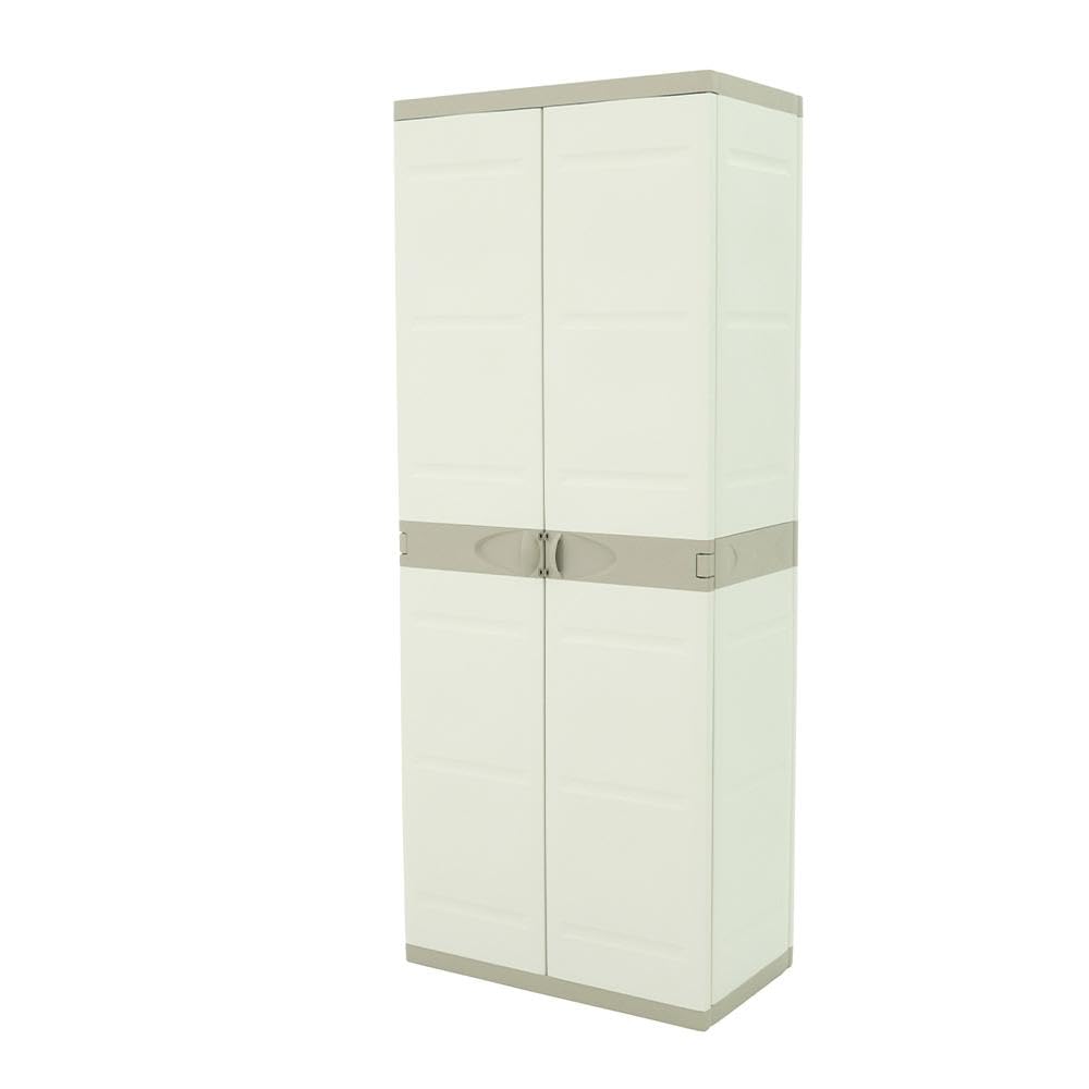 Armario escobero 70 cm titanium beige | plastiken