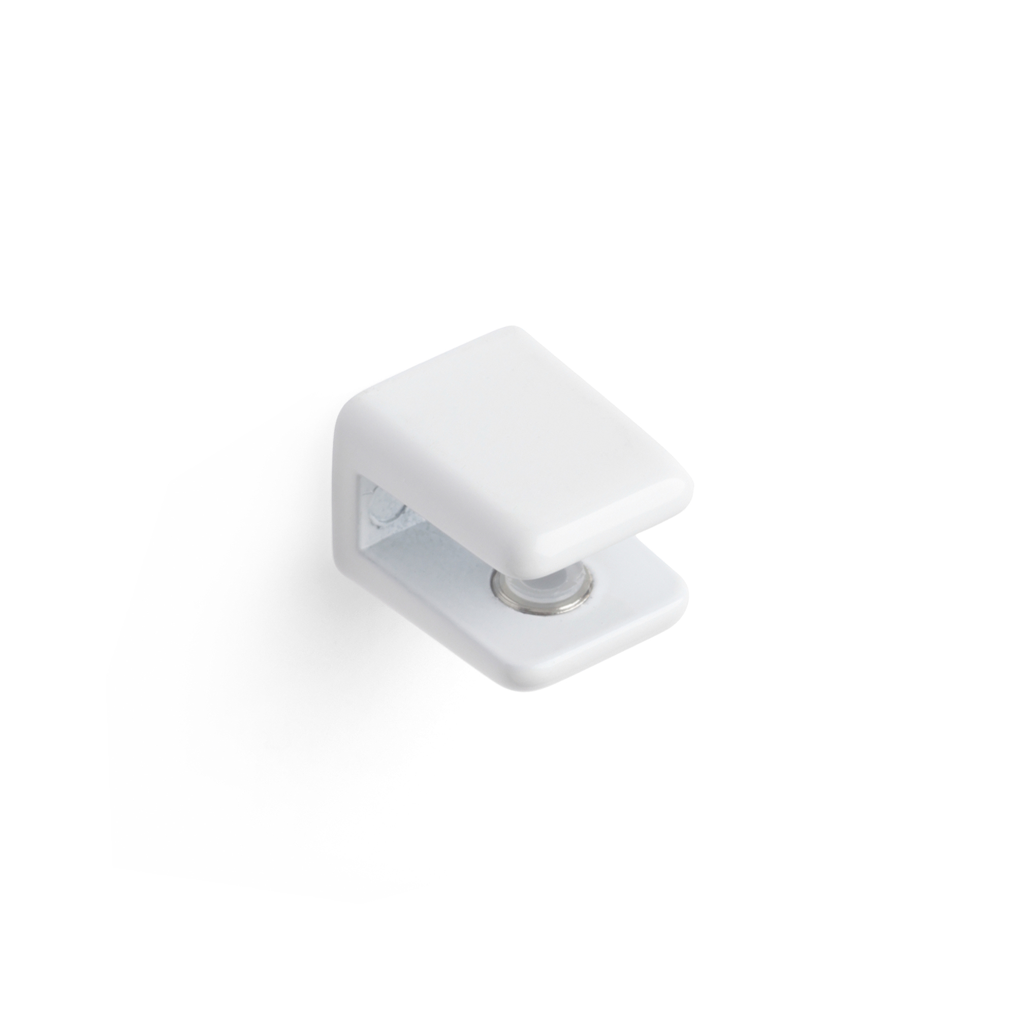 Soporte de balda rei 95 | 19x17x22 mm | blanco | zamak
