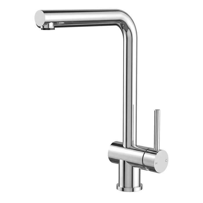 Grifo mezclador cocina - cromado - latón