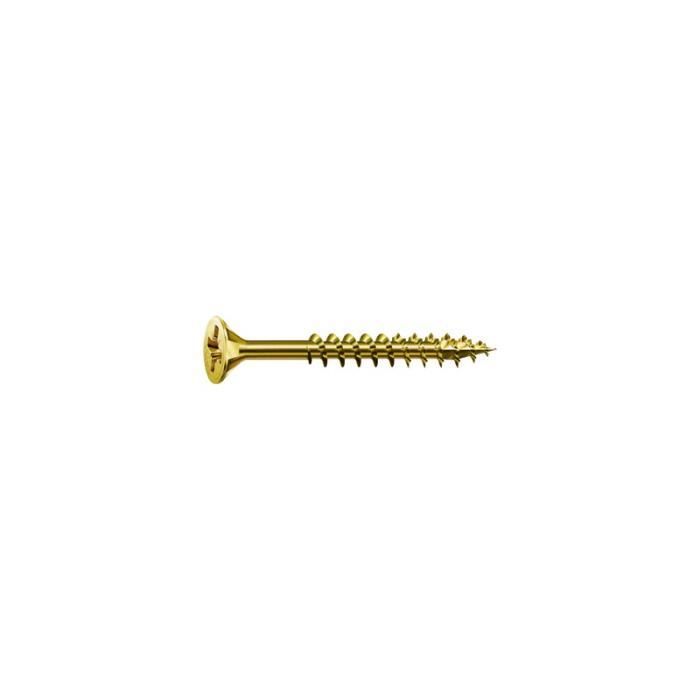 Tornillo universal spax seko cruciforme z 5,0x120/69 galvanizado amarillo (