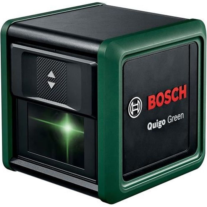 Láser de línea Bosch - quigo green - tecnología haz verde - alcance 12m