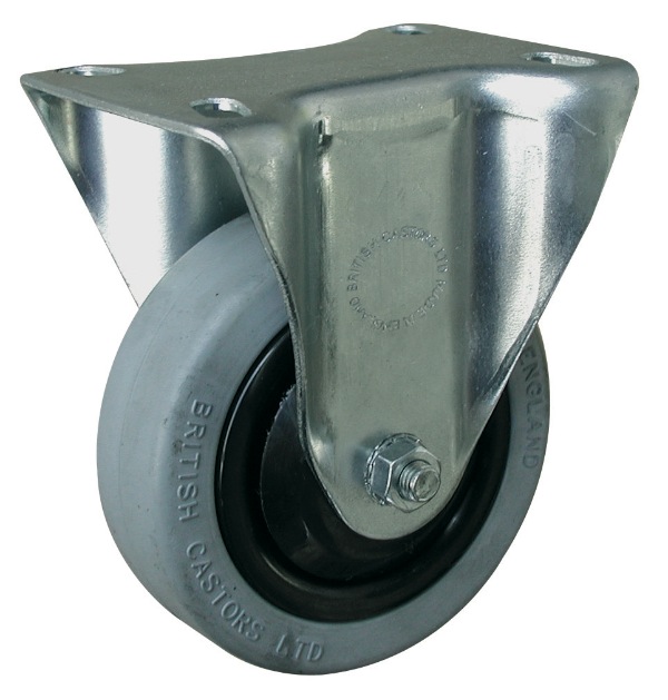 Rueda fija sin freno (placa 105 x 85 mm)