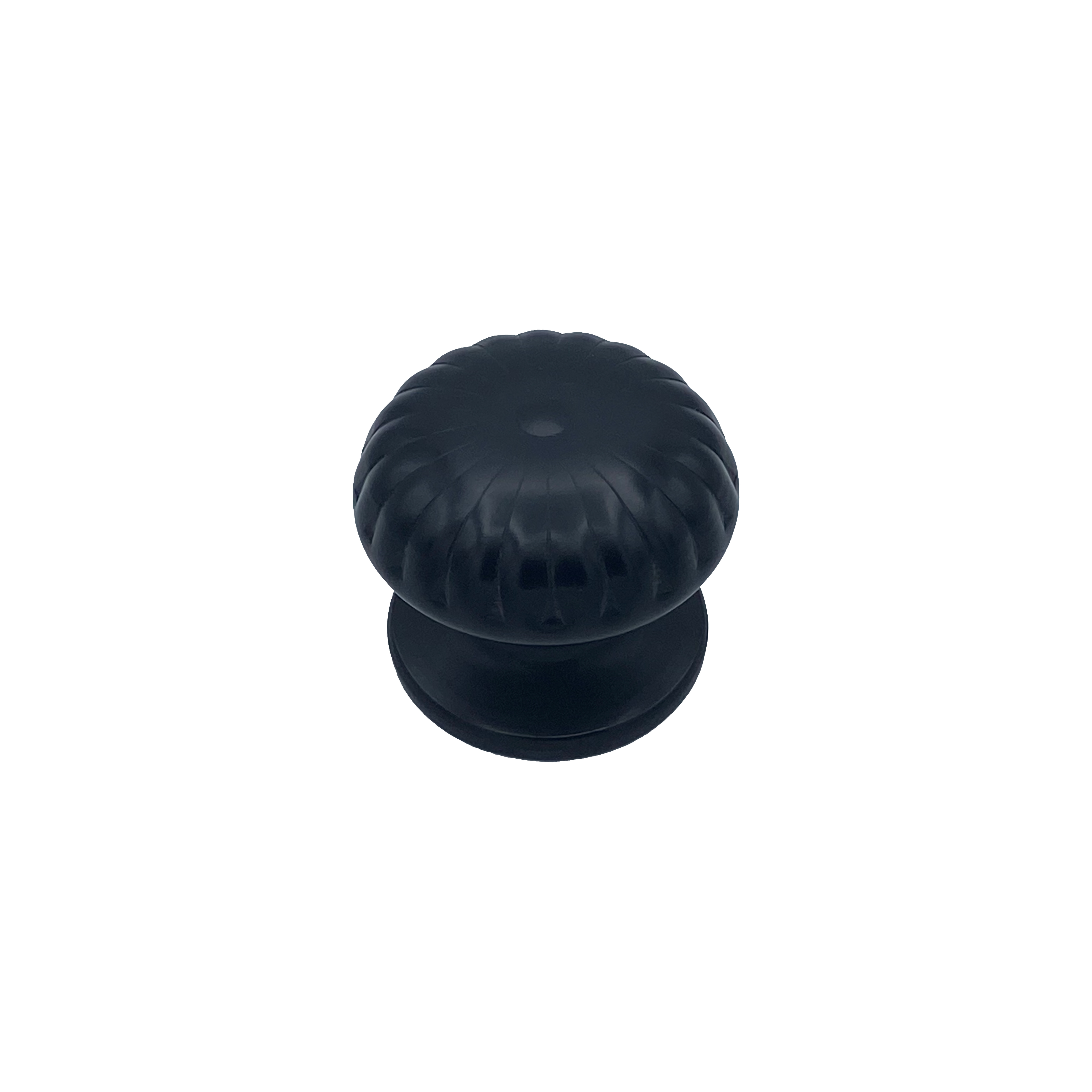 Pomo fijo para puerta, d: 70 mm, aluminio, negro, fijación rápida