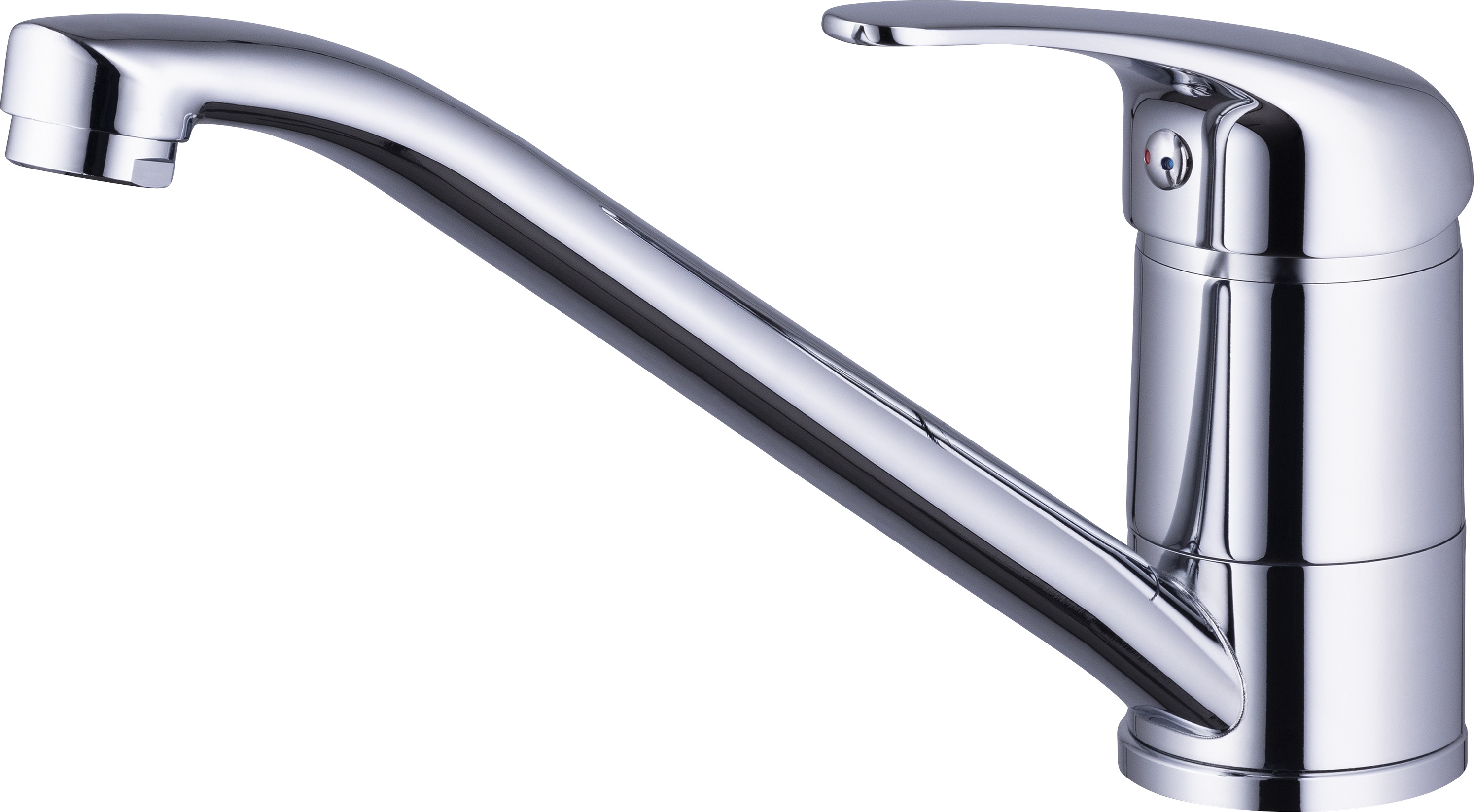 Grifo de fregadero cromado tilt