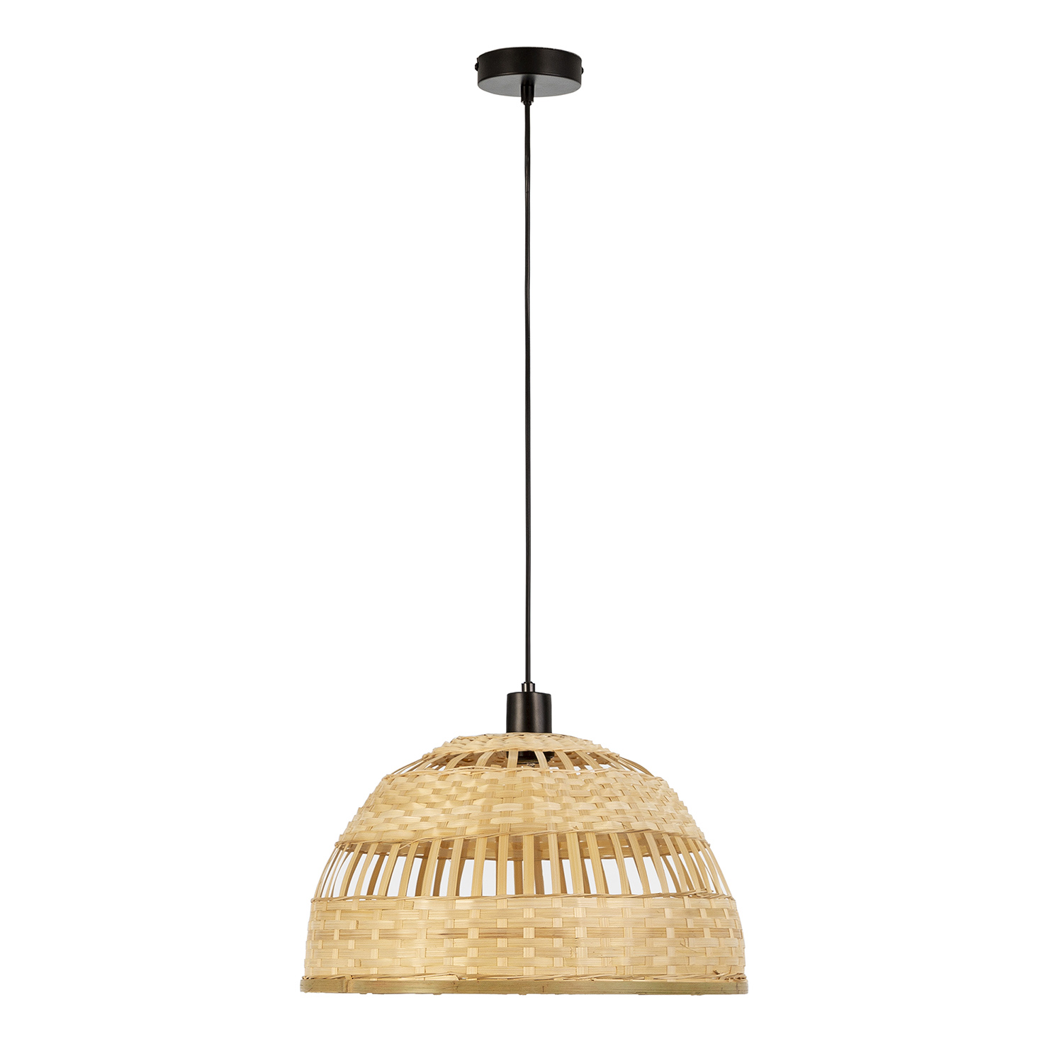 Lámpara de techo suyen de bambú, diametro 39,5 cm