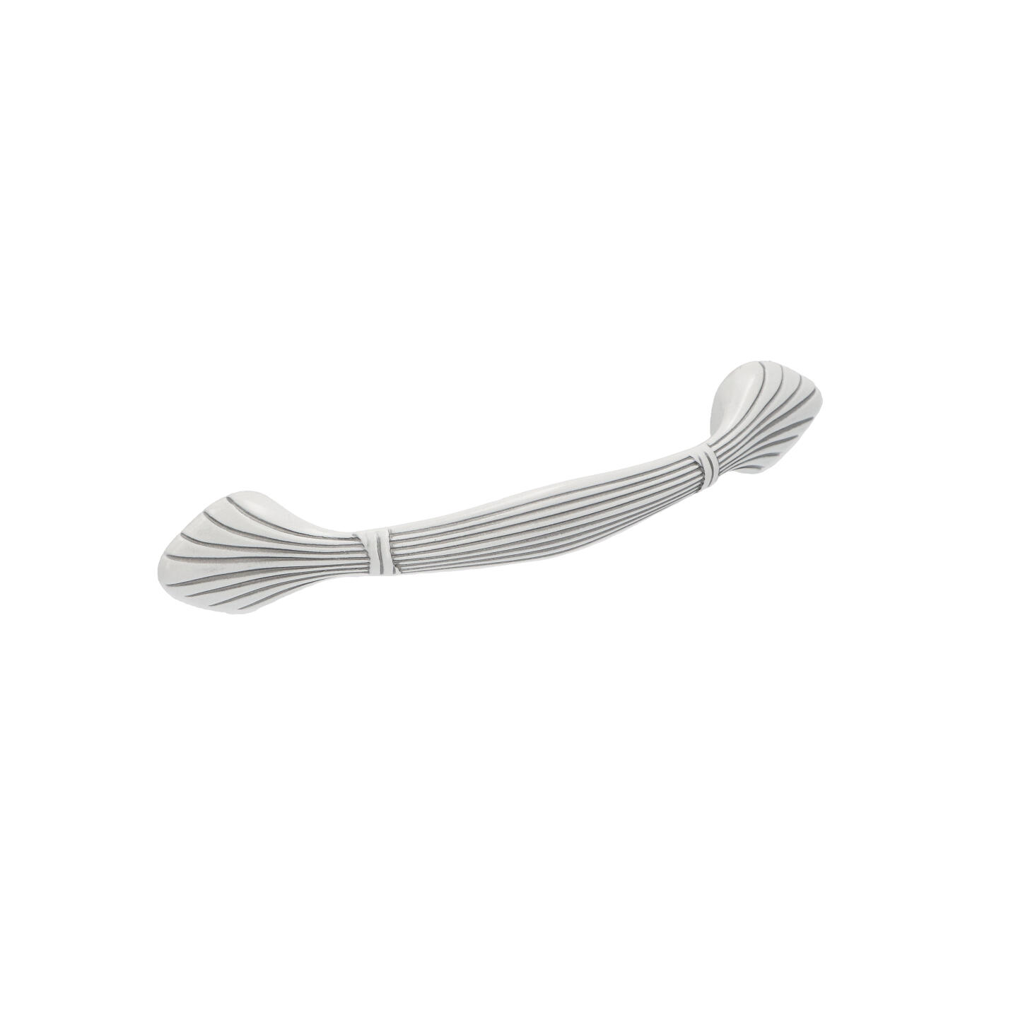 Tirador mueble 503 en zamac dist entre ejes 128mm plata blanca lote 25