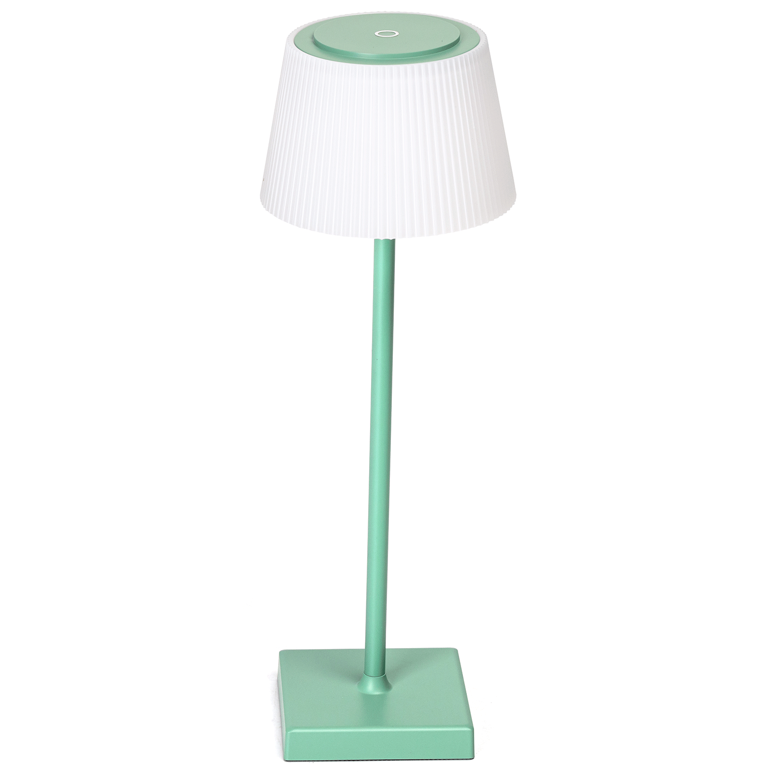 Aigostar lámpara de mesa inalámbrica recargable usb, 3 modos de color verde
