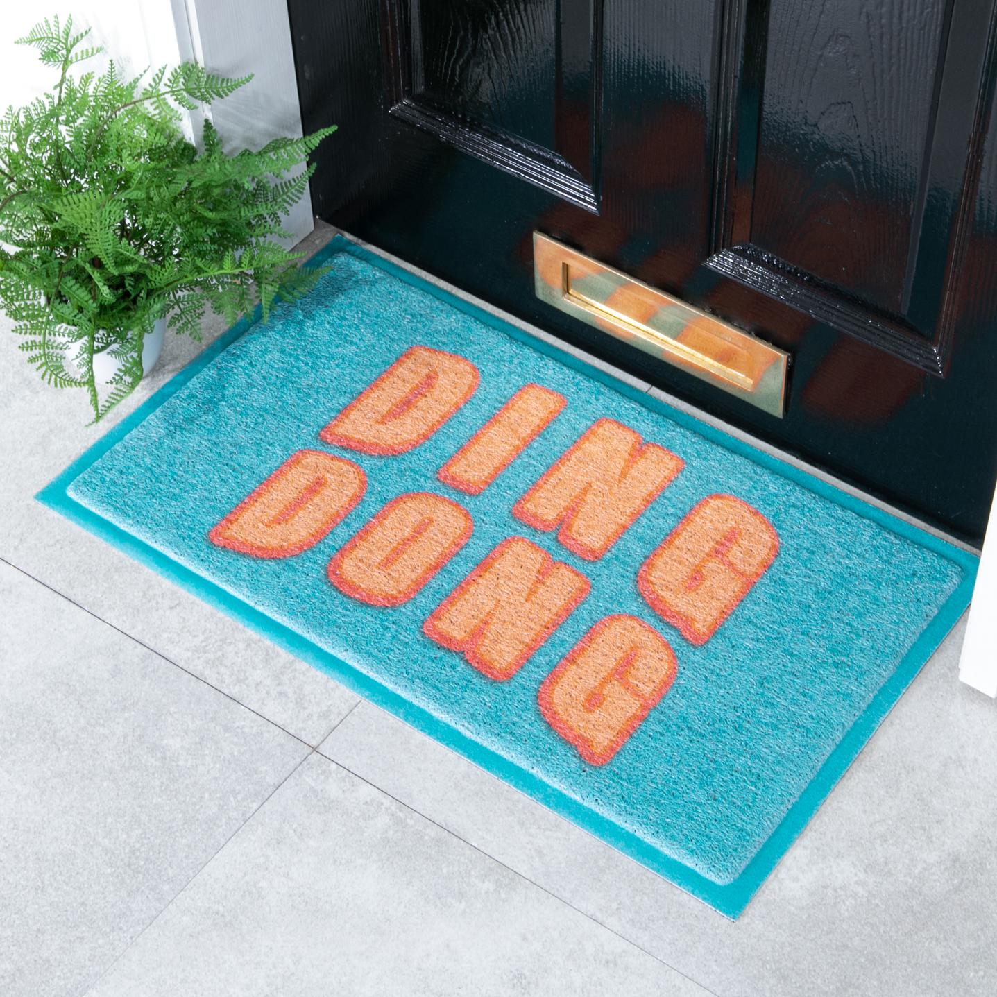 Felpudo para exterior ding dong (70 x 40 cm)