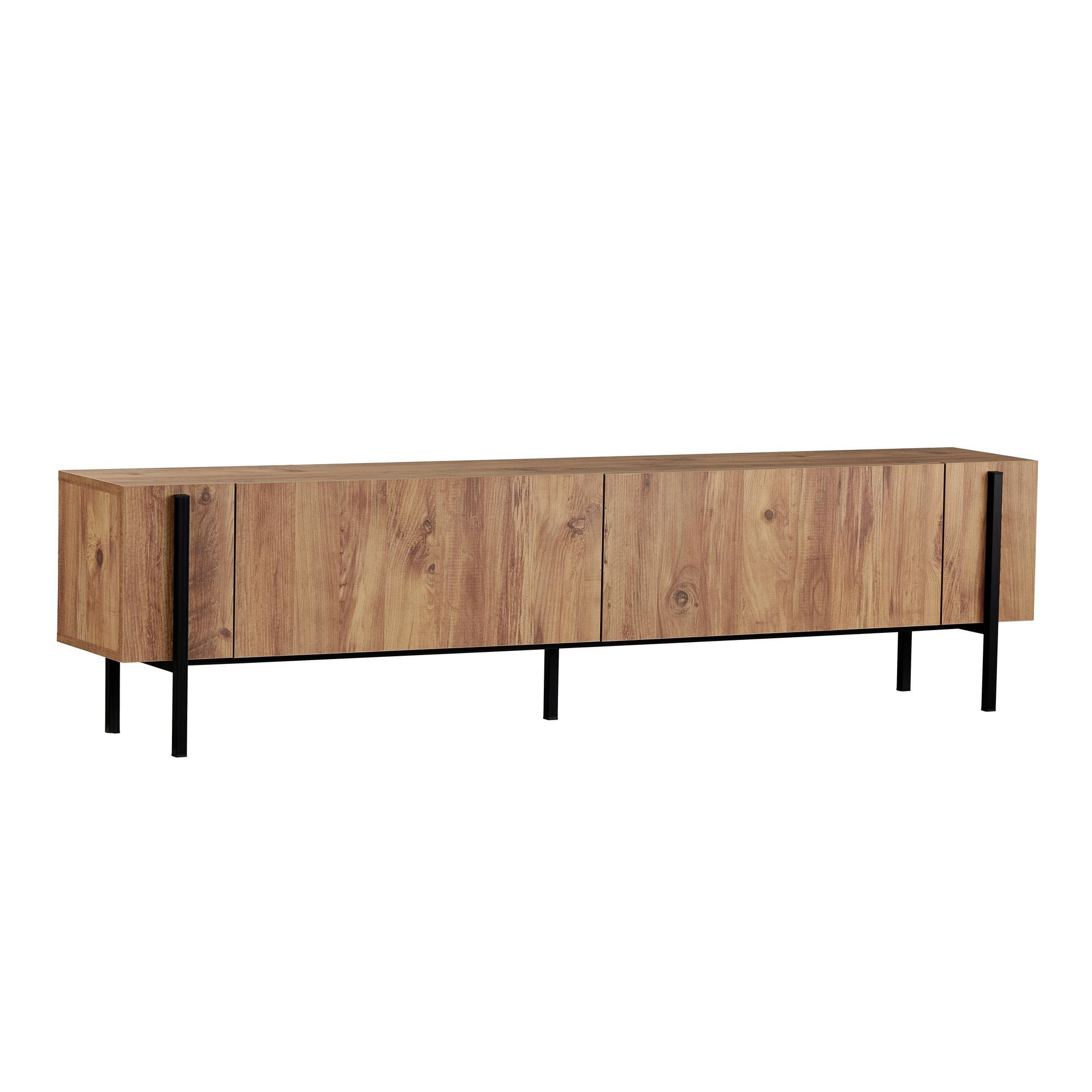 Mueble para la tele de madera <<nexus>> - 180 x 30 x 45 cm - pino del atlán