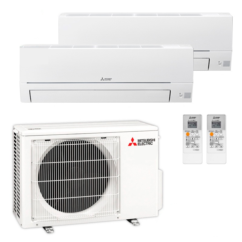 Aire acondicionado 2x1 MITSUBISHI MXZ-2HA40VF + MSZ-HR25VFK + MSZ-HR35VFK