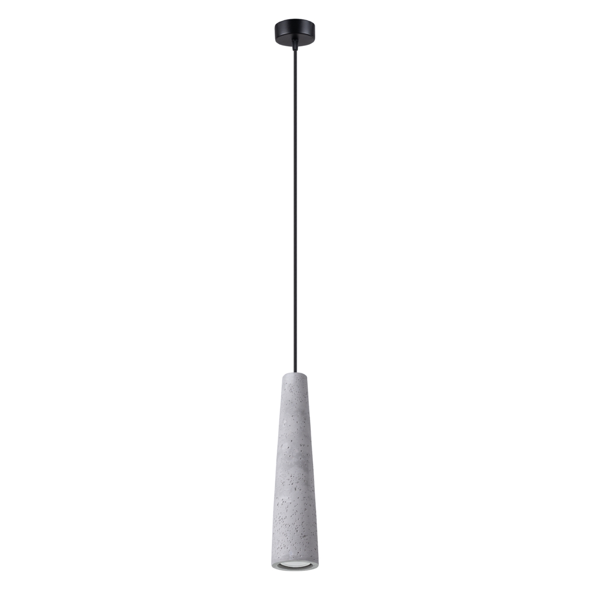 Lámpara coLGante electra 1 gris concreto 8x125x8cm