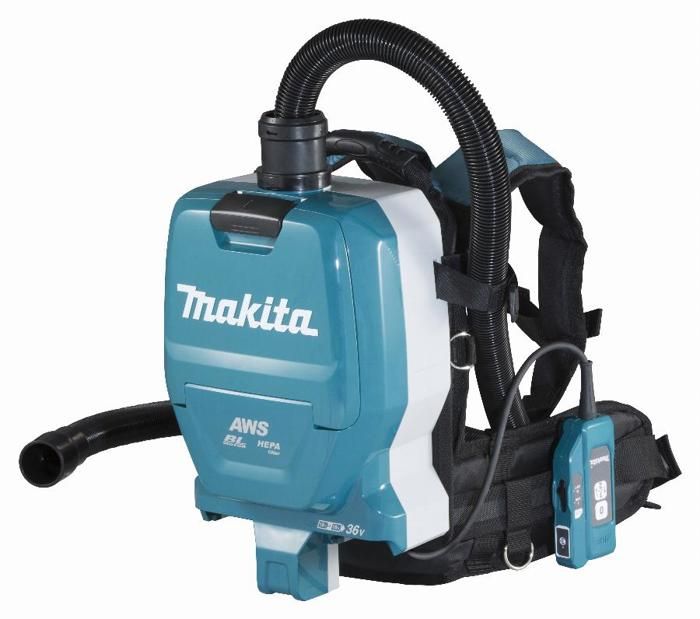 Aspirador de mochila sin escobillas Makita 36v - 110mbar dvc265zxu