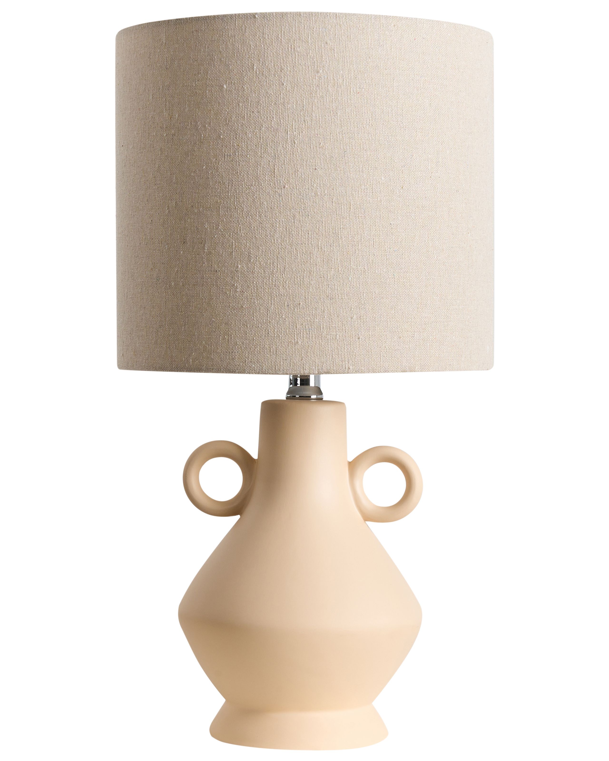 Lámpara de mesa kerulen cerámica beige