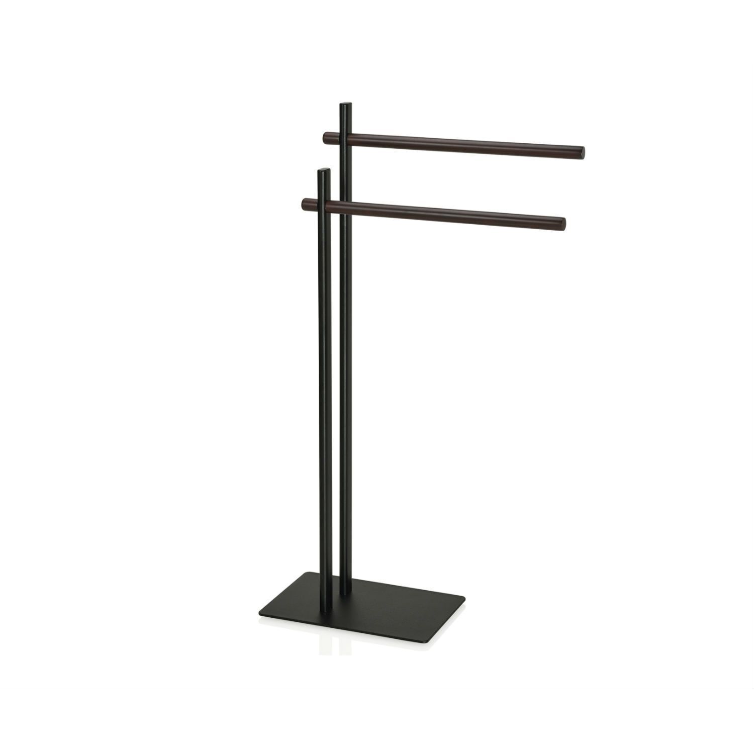Toallero metal/madera neg 30x20x87