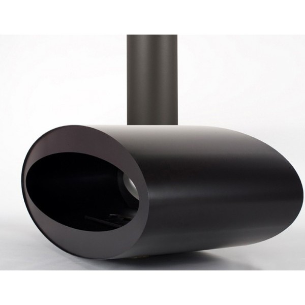 Meru tube - biochimenea suspendida giratoria varios colores - negro