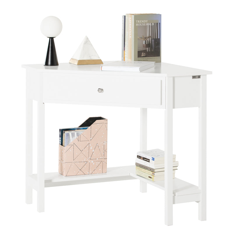 Mesa de escritorio con un cajón triangular fwt31-w sobuy