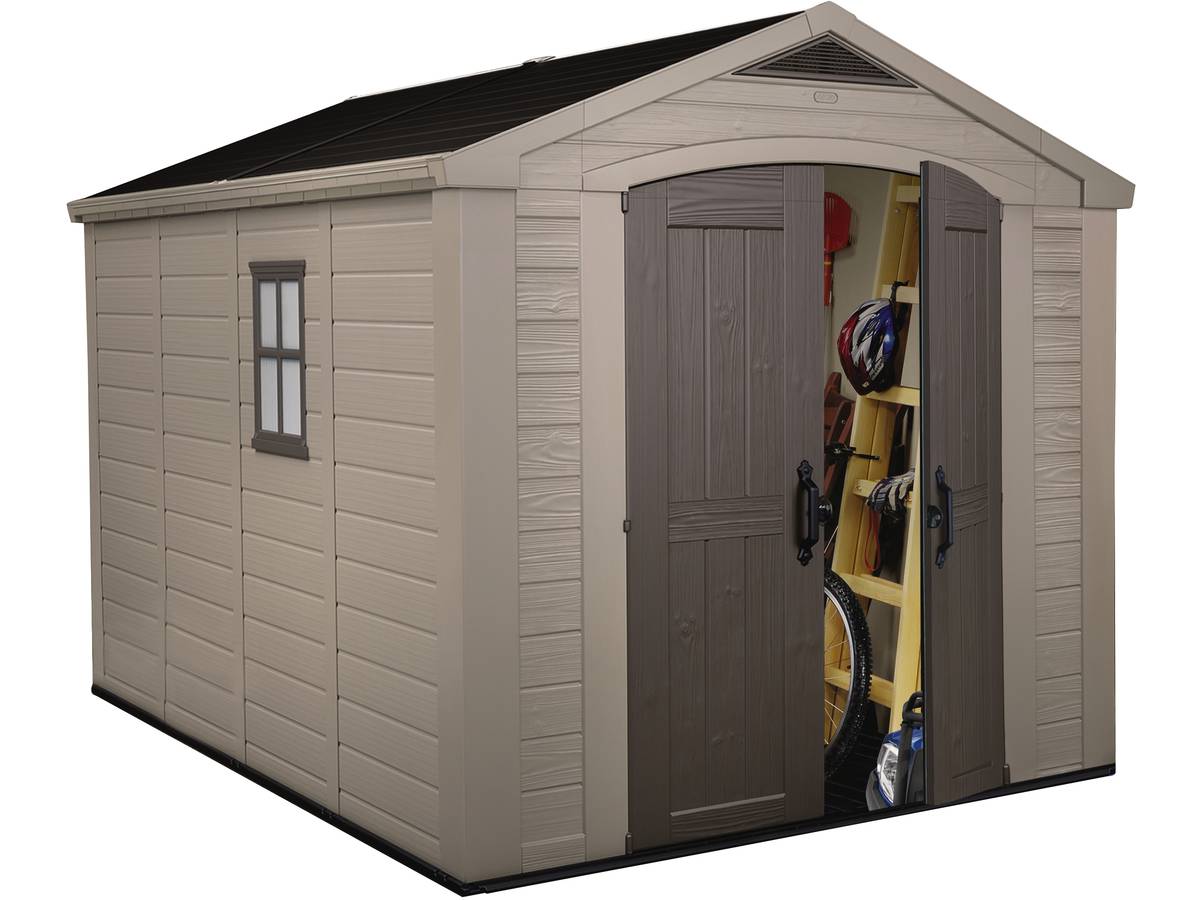 Caseta de jardín de resina "sydney 811" - 8,5 m² - 256,5 x 332 x 243 cm - m