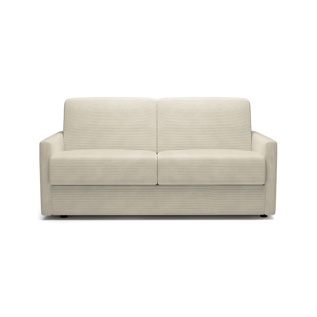 Sofá 3 plazas en cama de 140x190 cm - blanco - giulia