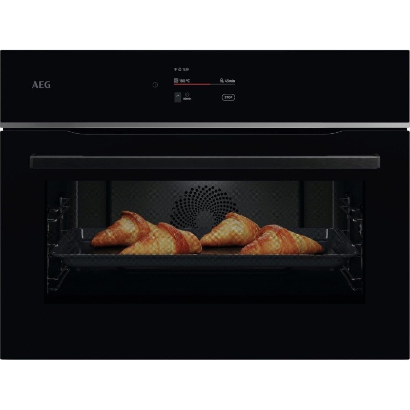 Horno AEG ta7pk721b 45 l cristal negro limpieza pirolítica