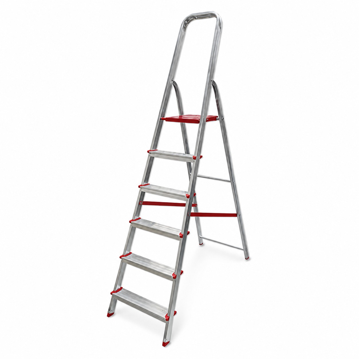 Escalera tijera doméstica t-dom-6x1 de 6 peldaños