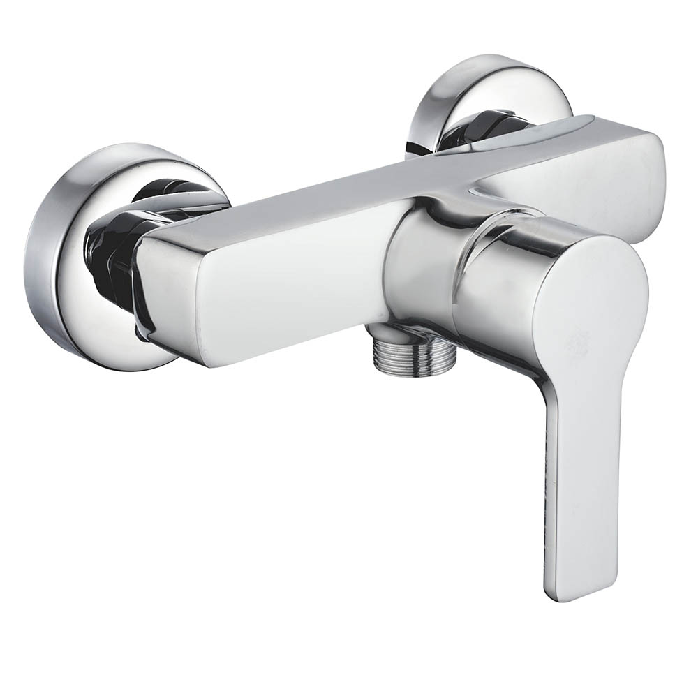 Kibath grifo de ducha monomando pin acabado cromo brillo fabricado en latón