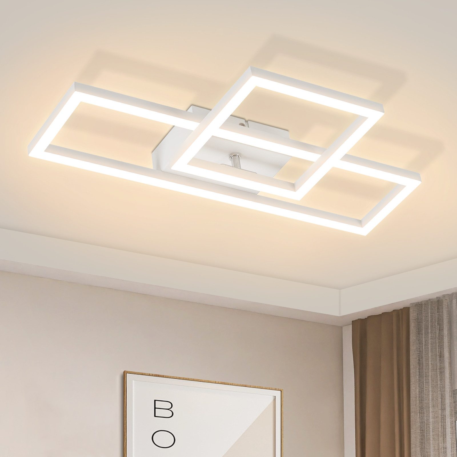 Nettlife lámpara LED, lámpara para salón, 20w, lámpara de diseño