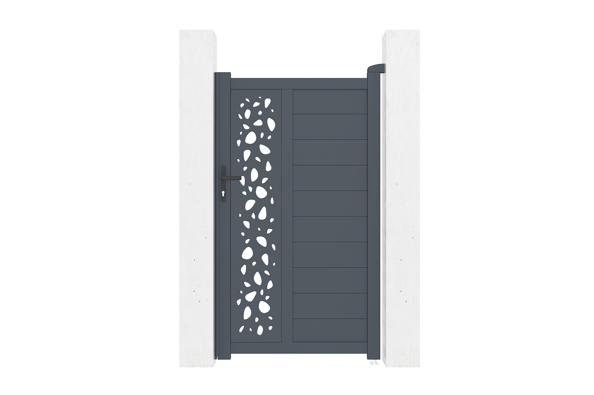 Puerta peatonal gris sunny 1m a.180cm