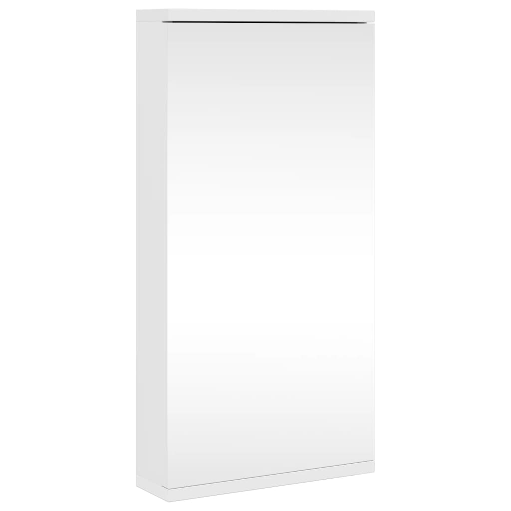 vidaXL mueble de baño de esquina con espejo blanco 30x24x60 cm