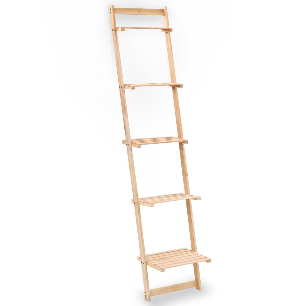 vidaXL estante de pared escalera madera de cedro 41,5x30x176 cm