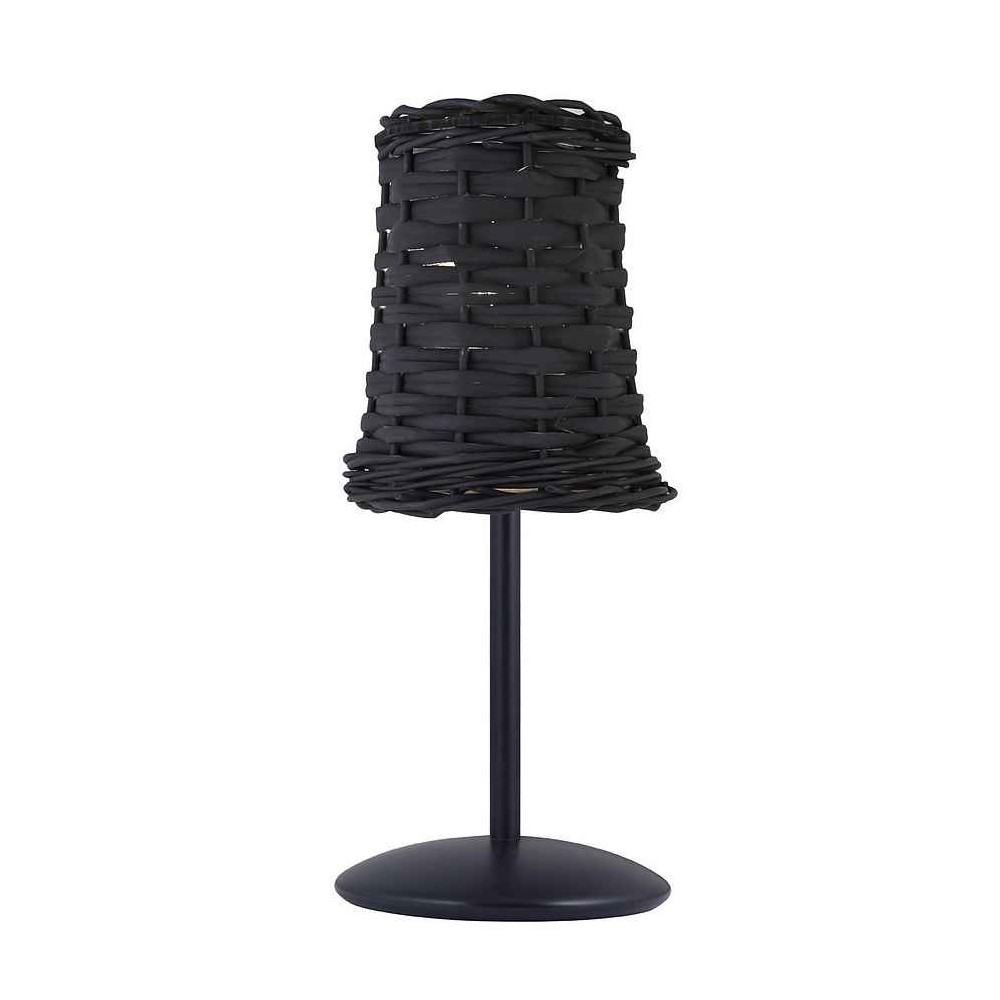 Lampara sobremesa alexia negro 13cm
