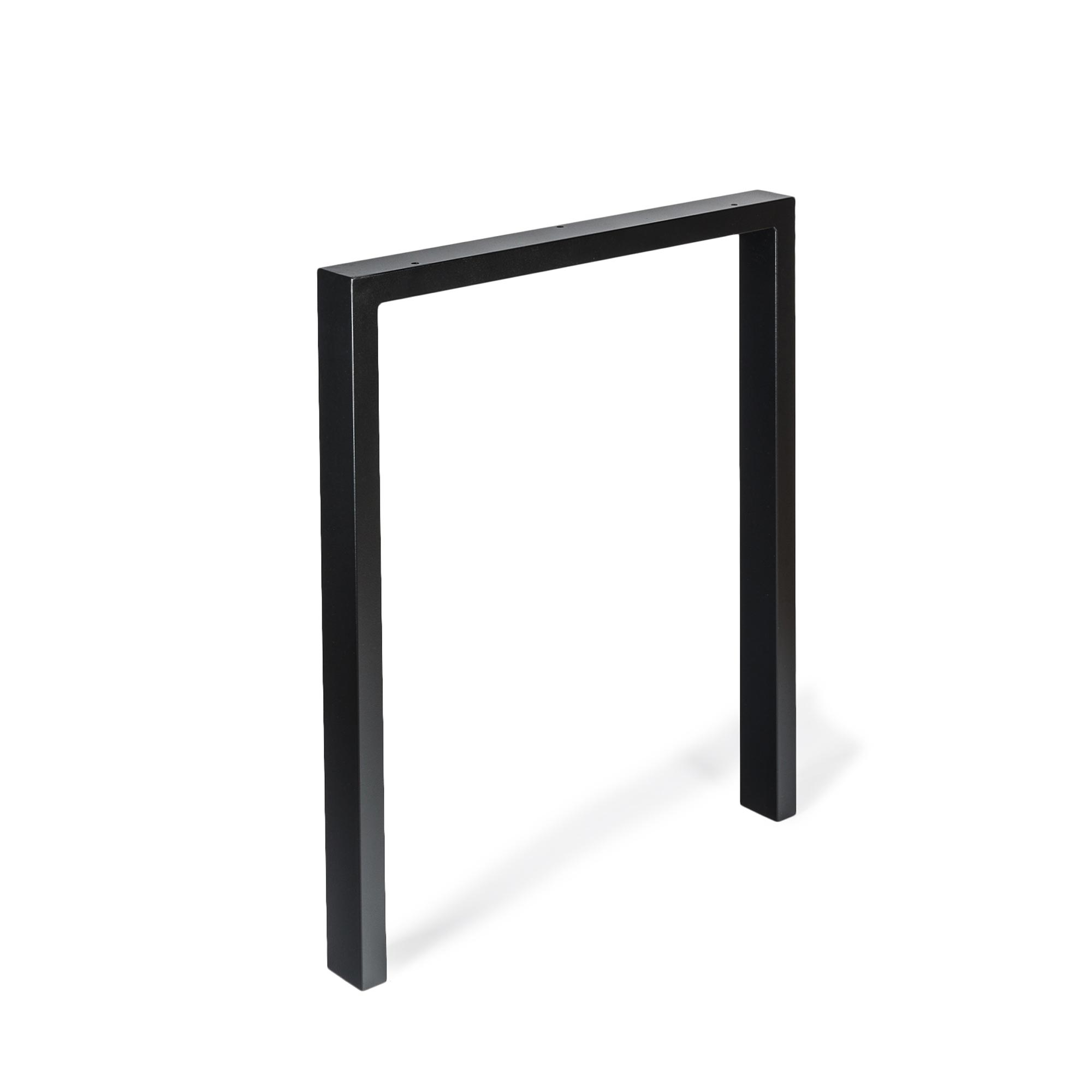 Pata de mesa rei 915 | 580x60x695 mm | negro poro | acero