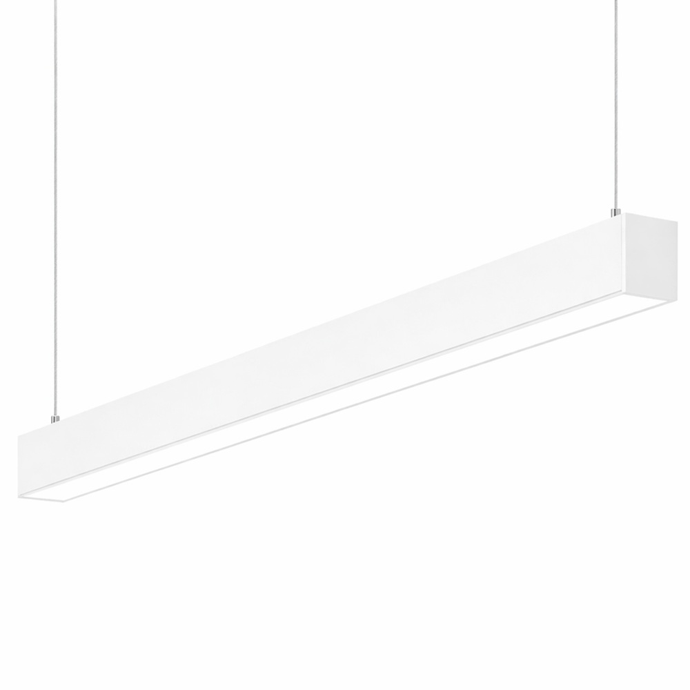 Lámpara colgante techo blanca nexus line, 112cm, 40w, luz cálida 3000k