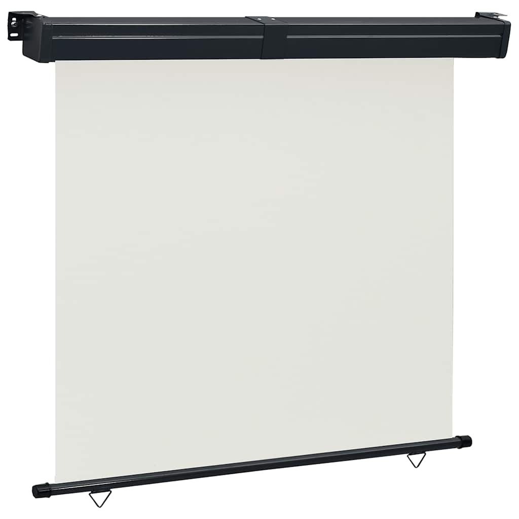 vidaXL toldo lateral de balcón color crema 165x250 cm