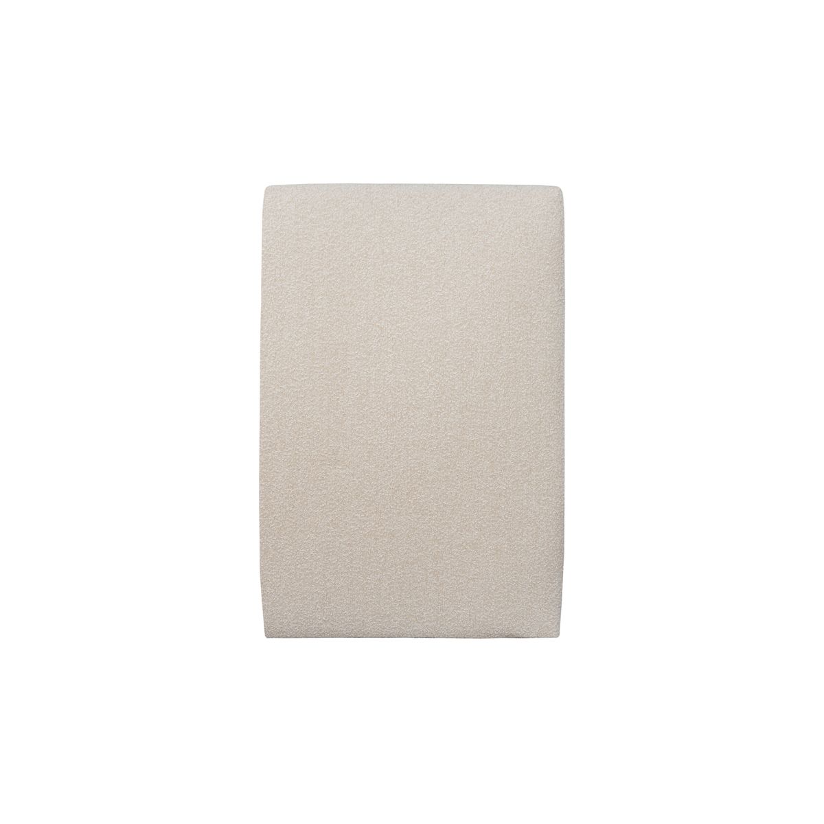 Cabecero tapizado 90 cm - tejido rizado beige claro - beige claro