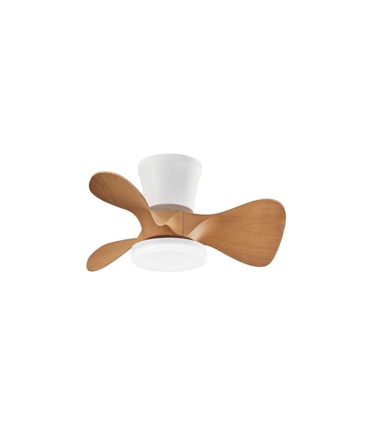 Ventilador de techo siux con luz integrada y diseño moderno