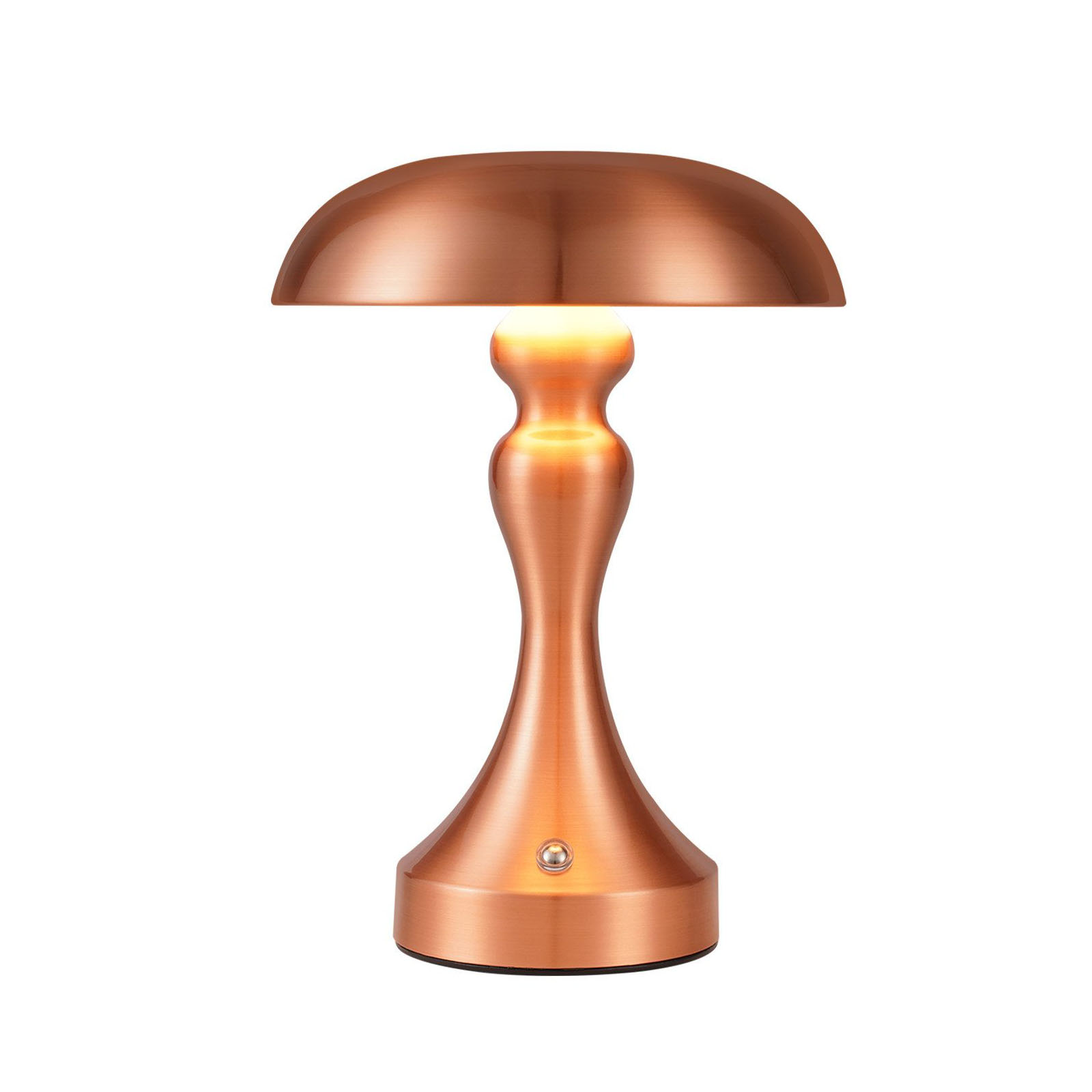 Nettlife lámpara de mesa LED bronce 15.5x15.5
