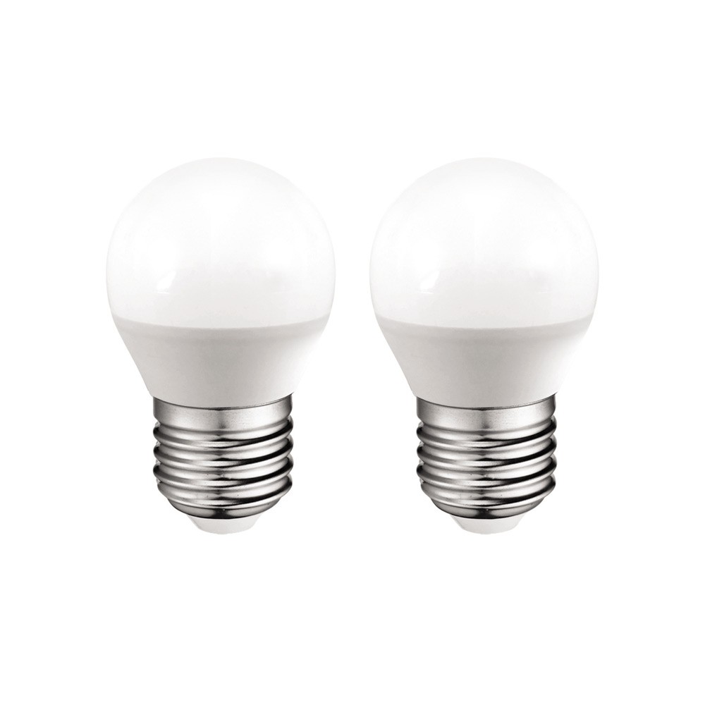 Pack 2 bombillas a2bc E27 6w luz fria 6000k