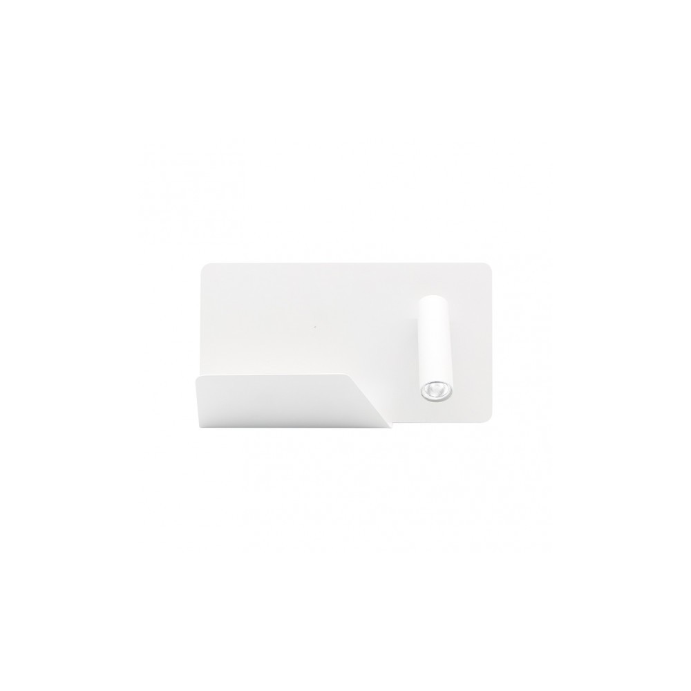 Aplique de pared - miguel ángel - blanco - metal - LED integrada