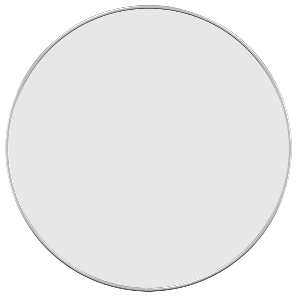 vidaXL espejo de pared redondo plateado ø 50 cm