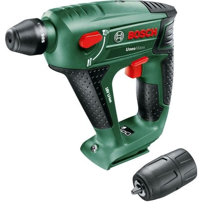 Taladro inalámbrico Bosch - uneo maxx - sds - 0,6 j - 10 mm - 18 v