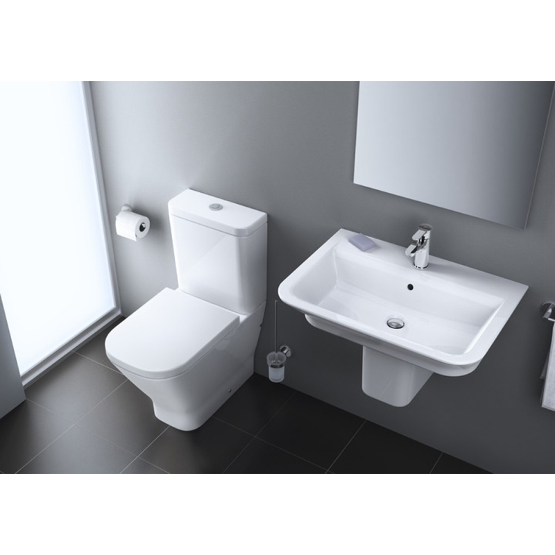 Inodoro completo gap square eco rimless asiento y tapa amortiguada roca