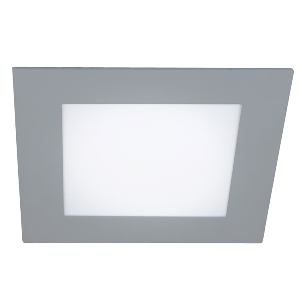Pack 2 downlights LED cuadrado gris 18w luz neutra 4000k wonderlamp
